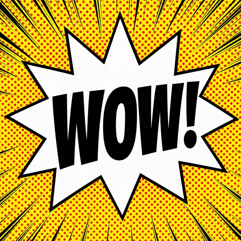 Shout speech bubble — spiky starburst shape for yelling, exclamations, and action scenes in comics