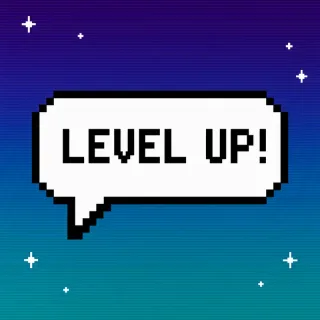 Pixel speech bubble — 8-bit retro style with stepped corners for gaming content and retro designs