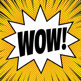 Shout speech bubble — spiky starburst shape for yelling, exclamations, and action scenes in comics